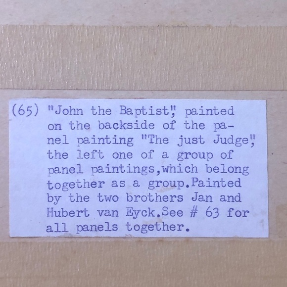 Vintage Picture Of “John The Baptist”. 7”x9” - Picture 5 of 5